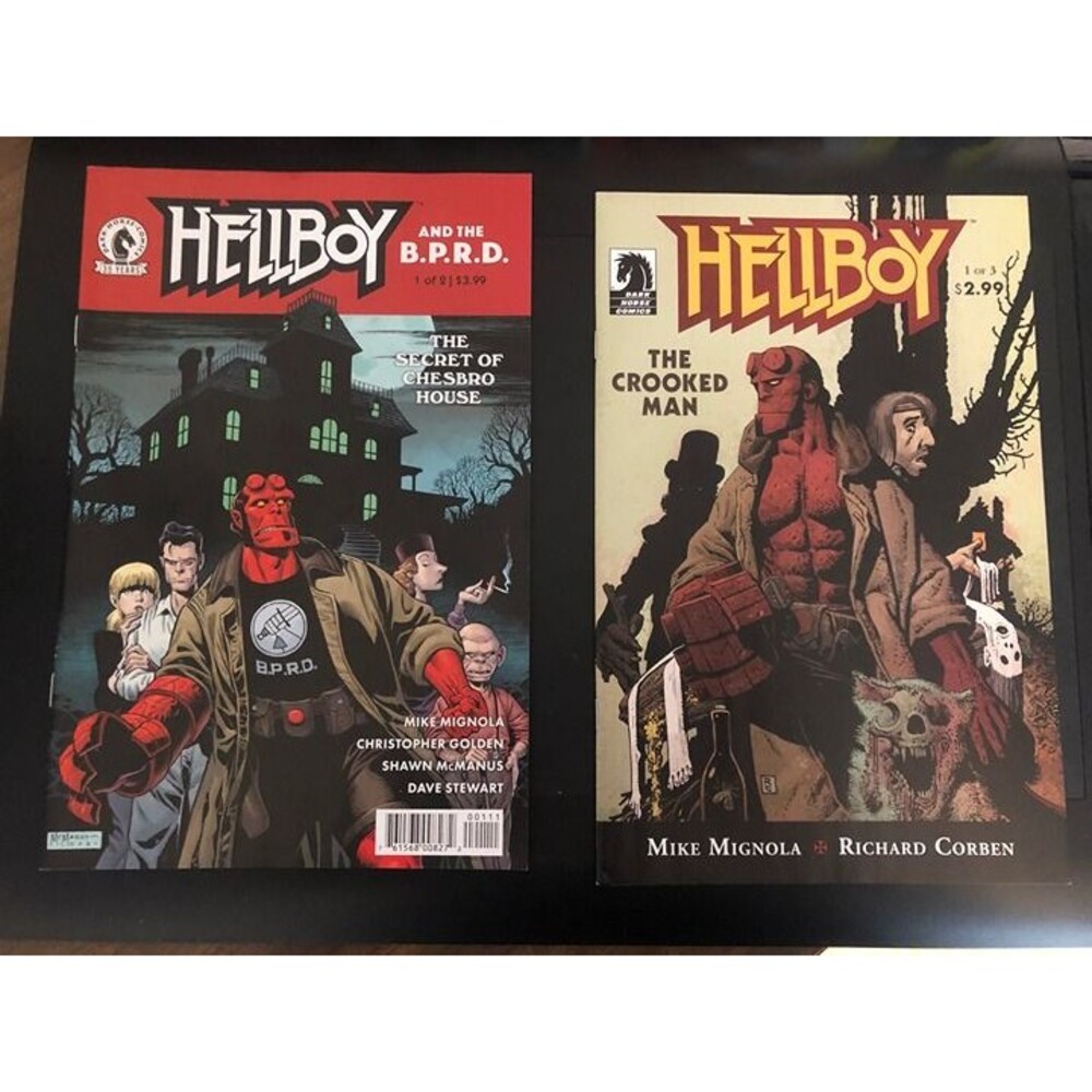 HELLBOY: THE CROOKED MAN (2008) #1+Secret of Chesbro House-Corben,Mignolia VF